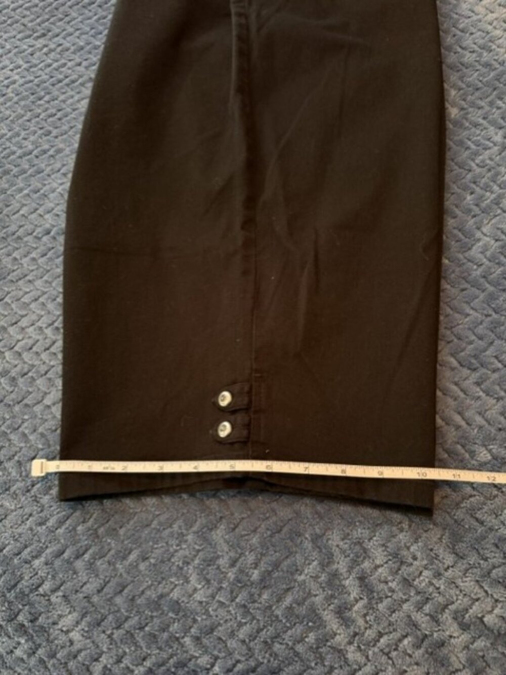 Croft & Barrow Woman Stretch Black Bermuda Shorts Capri Size 2X - Picture 8 of 10